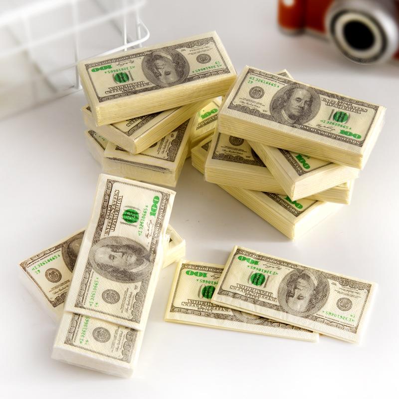 100-Dollars-Napkin-US-Dollar-Bill-Money-Paper-Towel-Party-Tricky-Gift-9pc-Disposable-Napkins-Wedding
