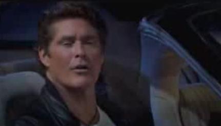 David Hasselhoff in My KITT