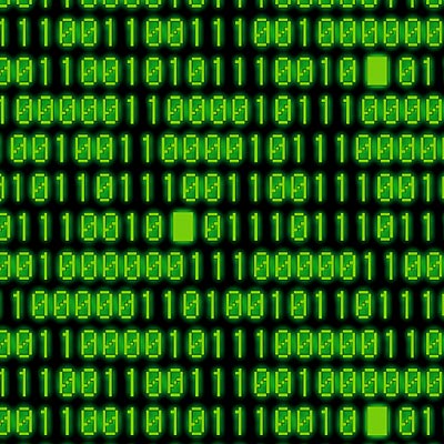 Free Matrix Binary Code Picture