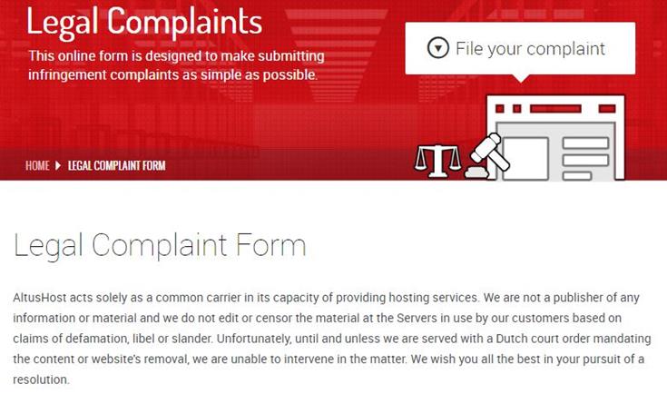 Altus Host Falsely Claims to Require Court Order