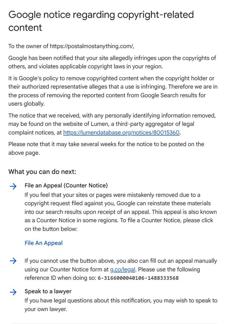 Another Notice Due to Burford