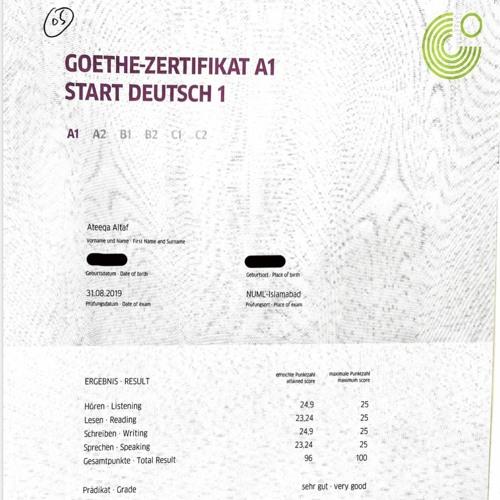 Buy Goethe-Zertifikat C1 in Berlin 