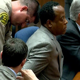Dr. Conrad Murray Getting Handcuffed