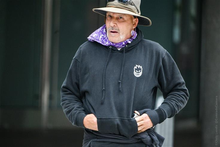 Dennis Anderson Wearing Black Hoodie