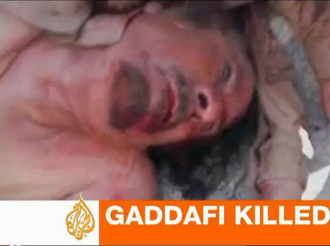Muammar Gaddafi Killed Dead Body