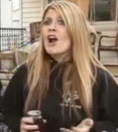 Jennifer Petkov Drinking Beer