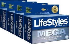 Lifestyles Mega Large Condoms