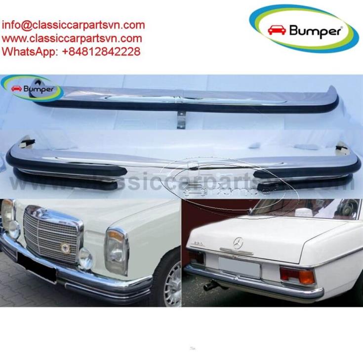 Mercedes W114 W115 Sedan S2 bumpers full set 1